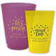 Personalized Confetti Dot Colored Frosted Cups Image 8 of 8
